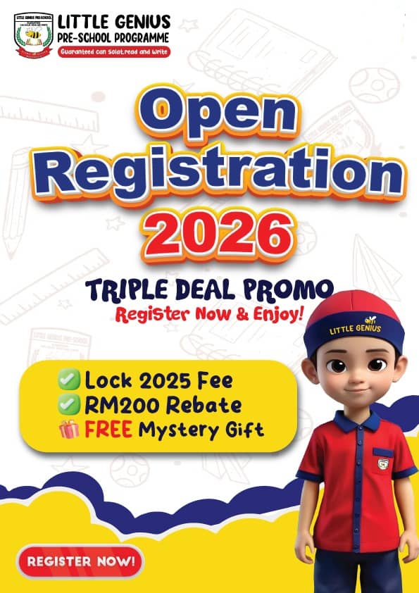 Happy children at Little Genius Pasir Gudang preschool